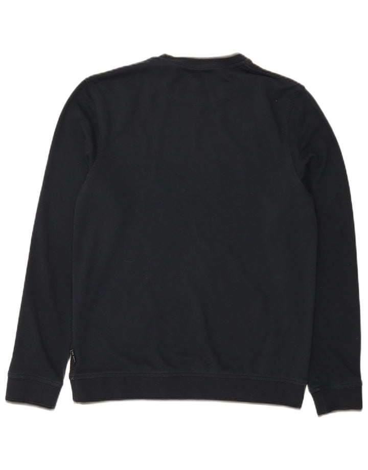 Ted Baker Mens Sweatshirt Jumper Size 2 Small Navy Blue Colourblock