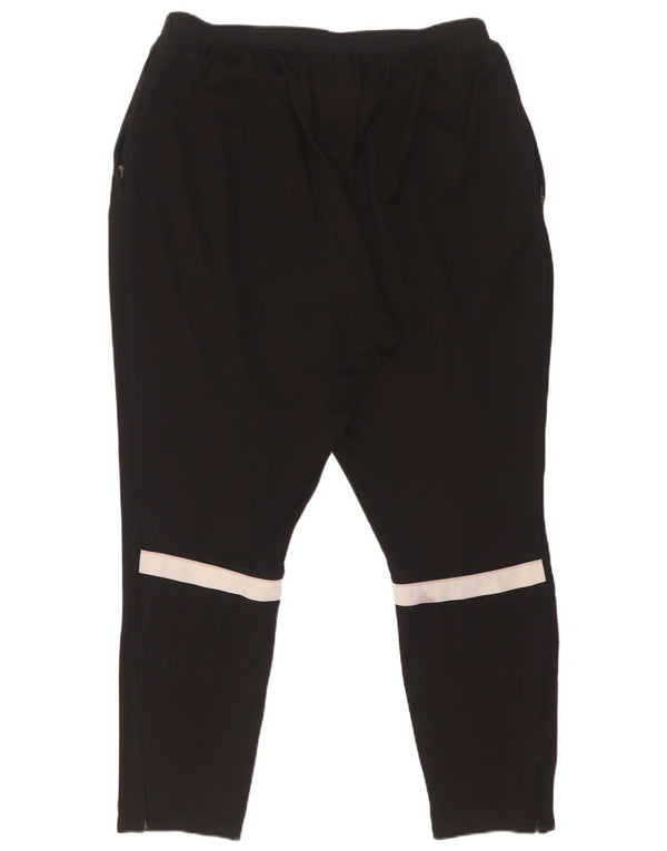 Nike Mens Dri Fit Tracksuit Trousers 2XL  Black Colourblock Polyester