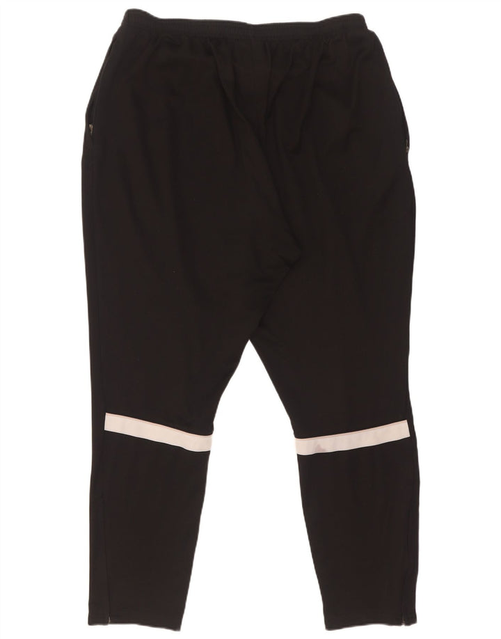 Nike Mens Dri Fit Tracksuit Trousers 2XL  Black Colourblock Polyester