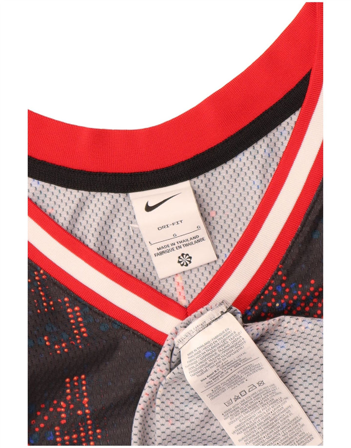 Nike Mens Graphic Vest Top Large Multicoloured Polyester