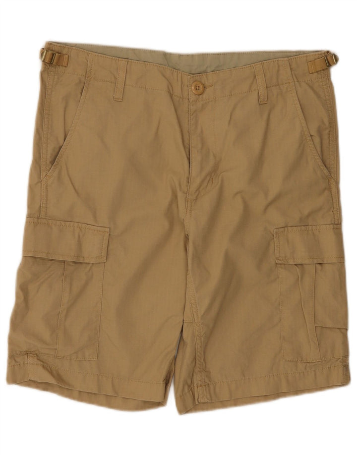 CARHARTT Mens Cargo Shorts W31 Medium  Beige Cotton