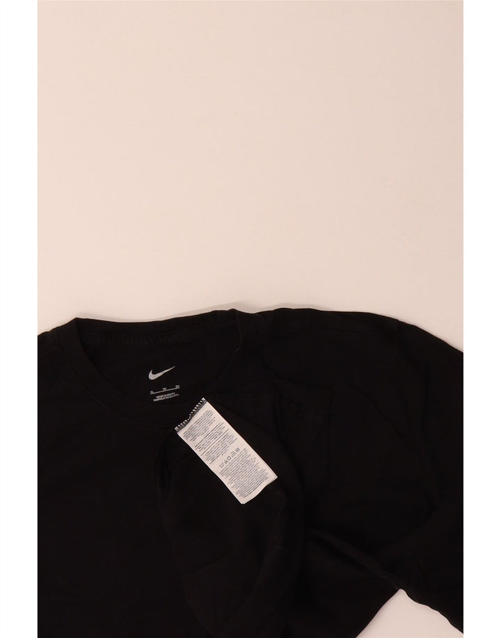 NIKE Mens T-Shirt Top XL Black Cotton
