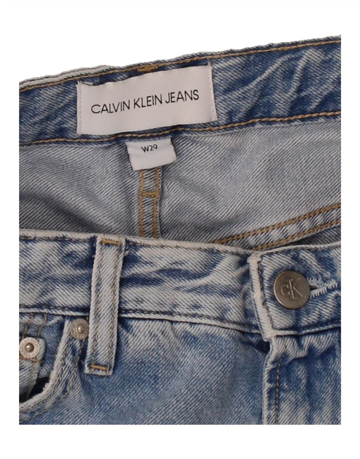 CALVIN KLEIN Womens Straight Jeans W29 L27 Blue Cotton Vintage Calvin Klein and Second-Hand Calvin Klein from Messina Hembry 
