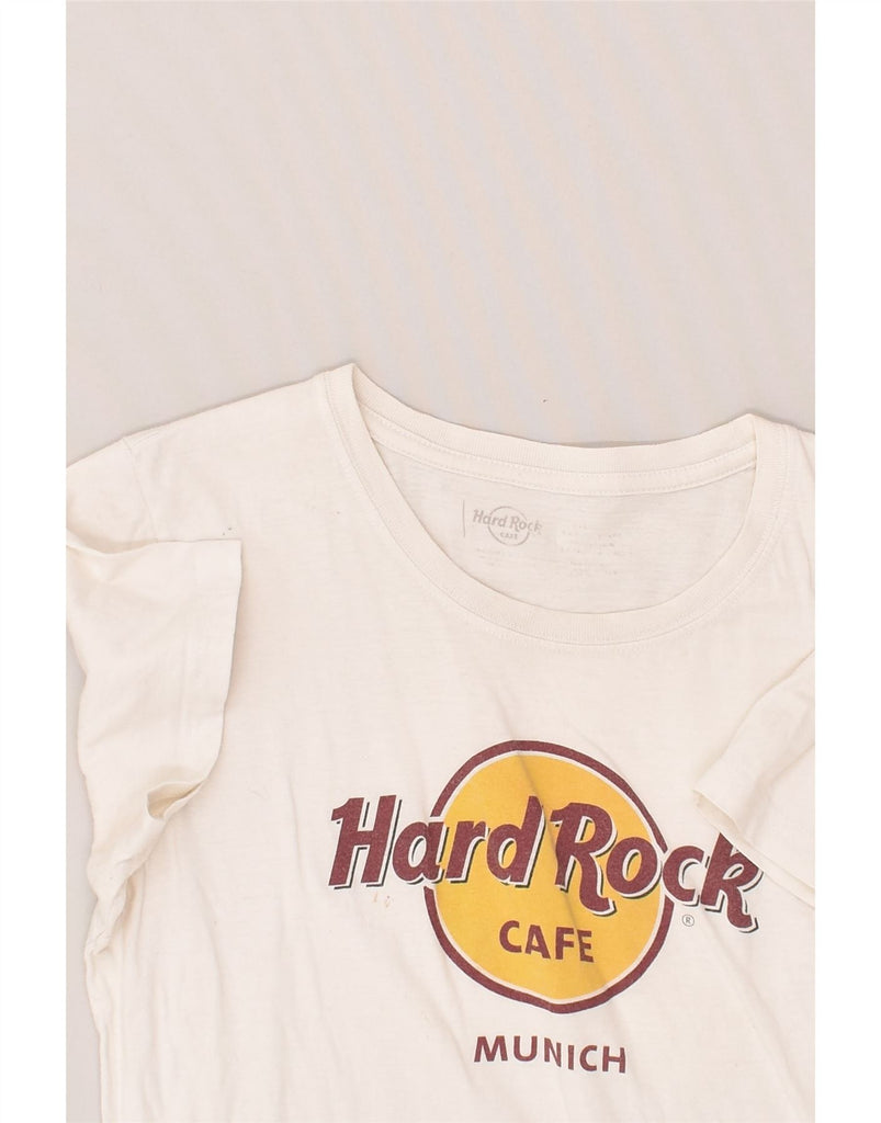 HARD ROCK CAFE Mens Munich Graphic T-Shirt Top XS White Cotton | Vintage Hard Rock Cafe | Thrift | Second-Hand Hard Rock Cafe | Used Clothing | Messina Hembry 