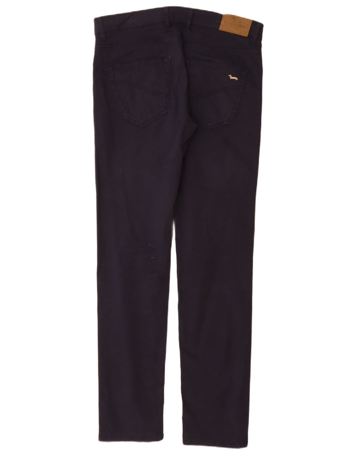 Harmont & Blaine Mens Slim Casual Trousers IT 48 Medium W32 L33 Navy Blue