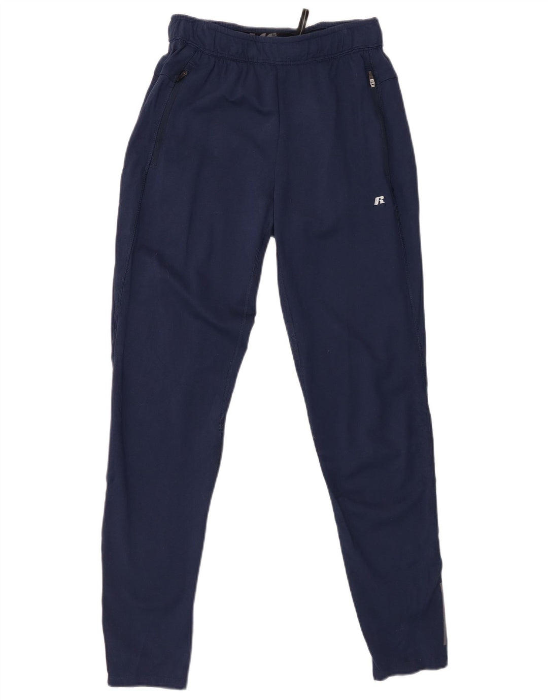 RUSSELL ATHLETIC Womens Tracksuit Trousers Small  Navy Blue Rayon
