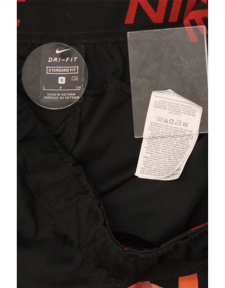 NIKE Mens Dri Fit Graphic Standard Fit Sport Shorts Small  Black Polyester Vintage Nike and Second-Hand Nike from Messina Hembry 