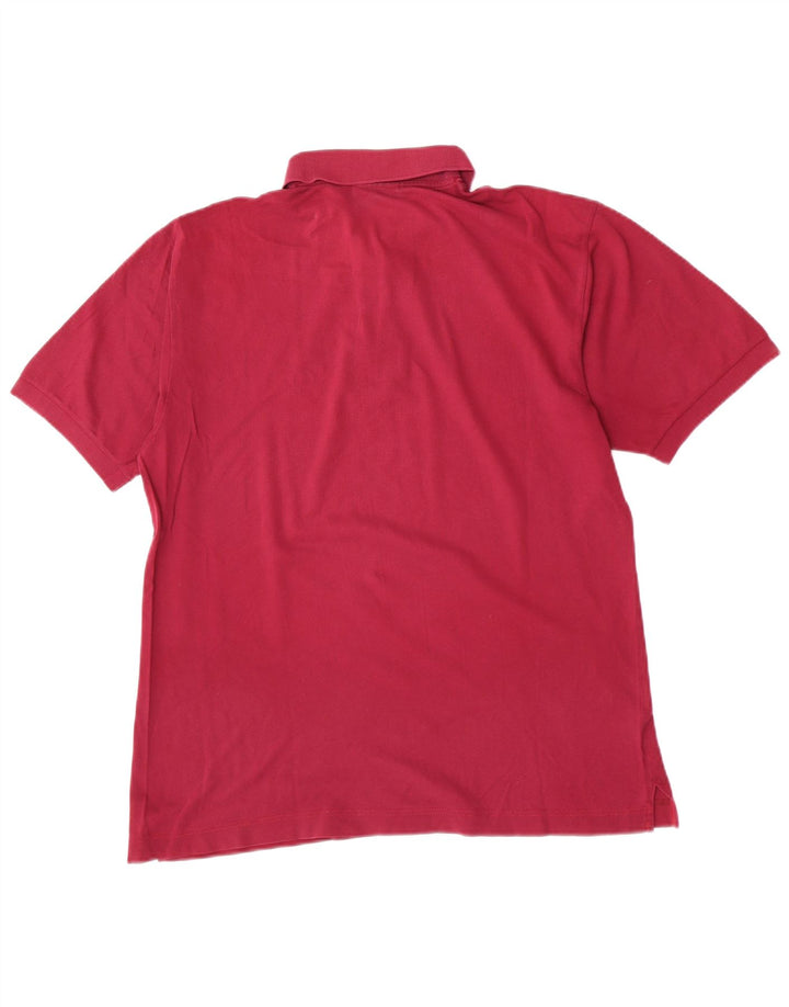 Sergio Tacchini Mens Polo Shirt IT 48 Medium Maroon