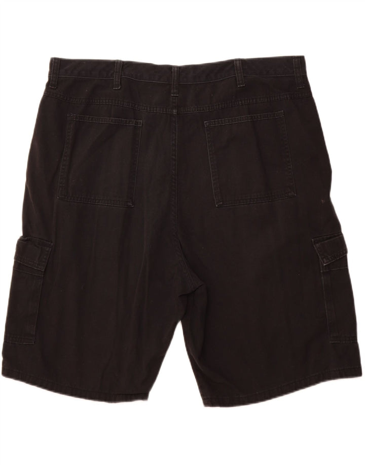 WRANGLER Mens Cargo Shorts W40 XL Black Cotton