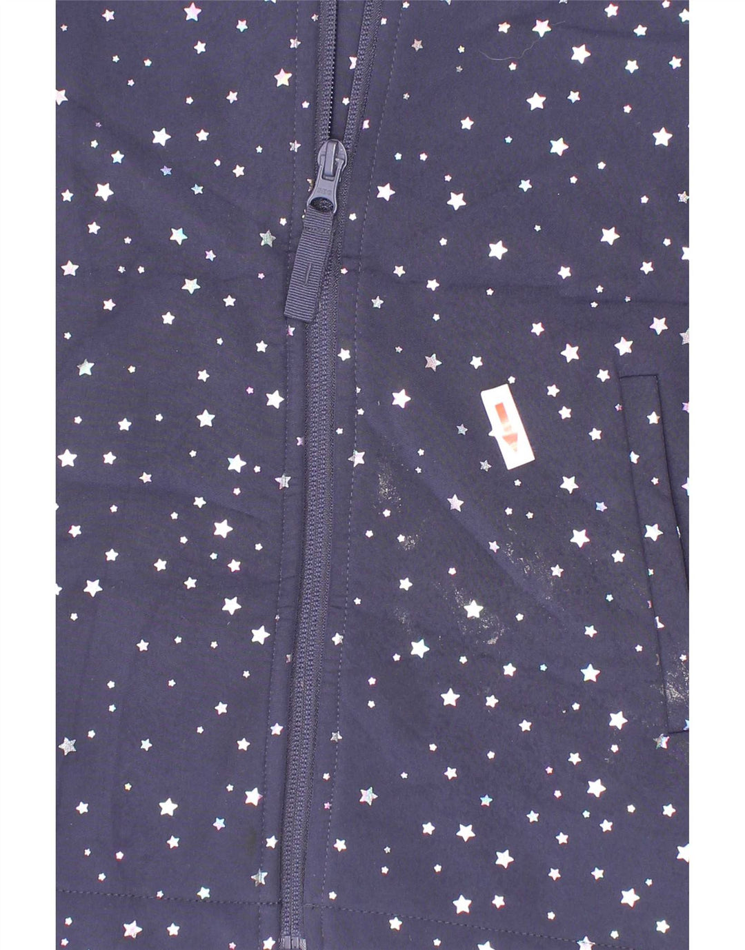 Mountain Warehouse Girls Windbreaker Jacket 9-10 Years Navy Blue Spotted