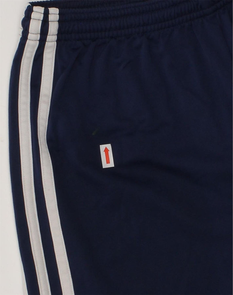 ADIDAS Boys Sport Shorts 11-12 Years Navy Blue Polyester | Vintage Adidas | Thrift | Second-Hand Adidas | Used Clothing | Messina Hembry 