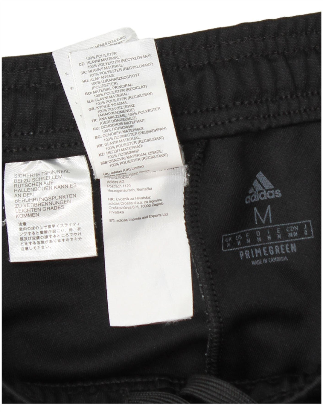 Adidas Mens Aeroready Tracksuit Trousers Medium Black Polyester