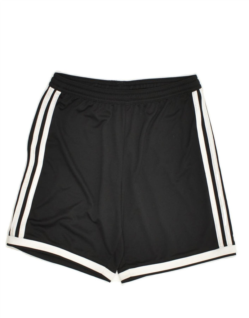 ADIDAS Boys Climalite Sport Shorts 11-12 Years Black Polyester | Vintage Adidas | Thrift | Second-Hand Adidas | Used Clothing | Messina Hembry 