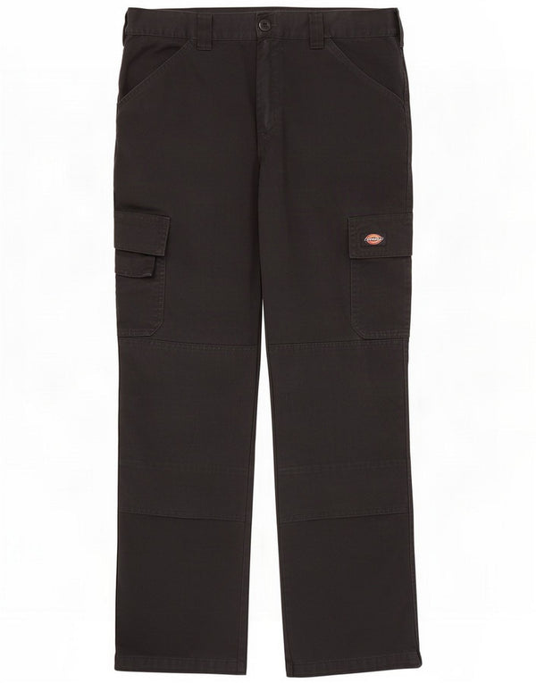Dickies Mens Straight Cargo Trousers W32 L30 Black Polyester