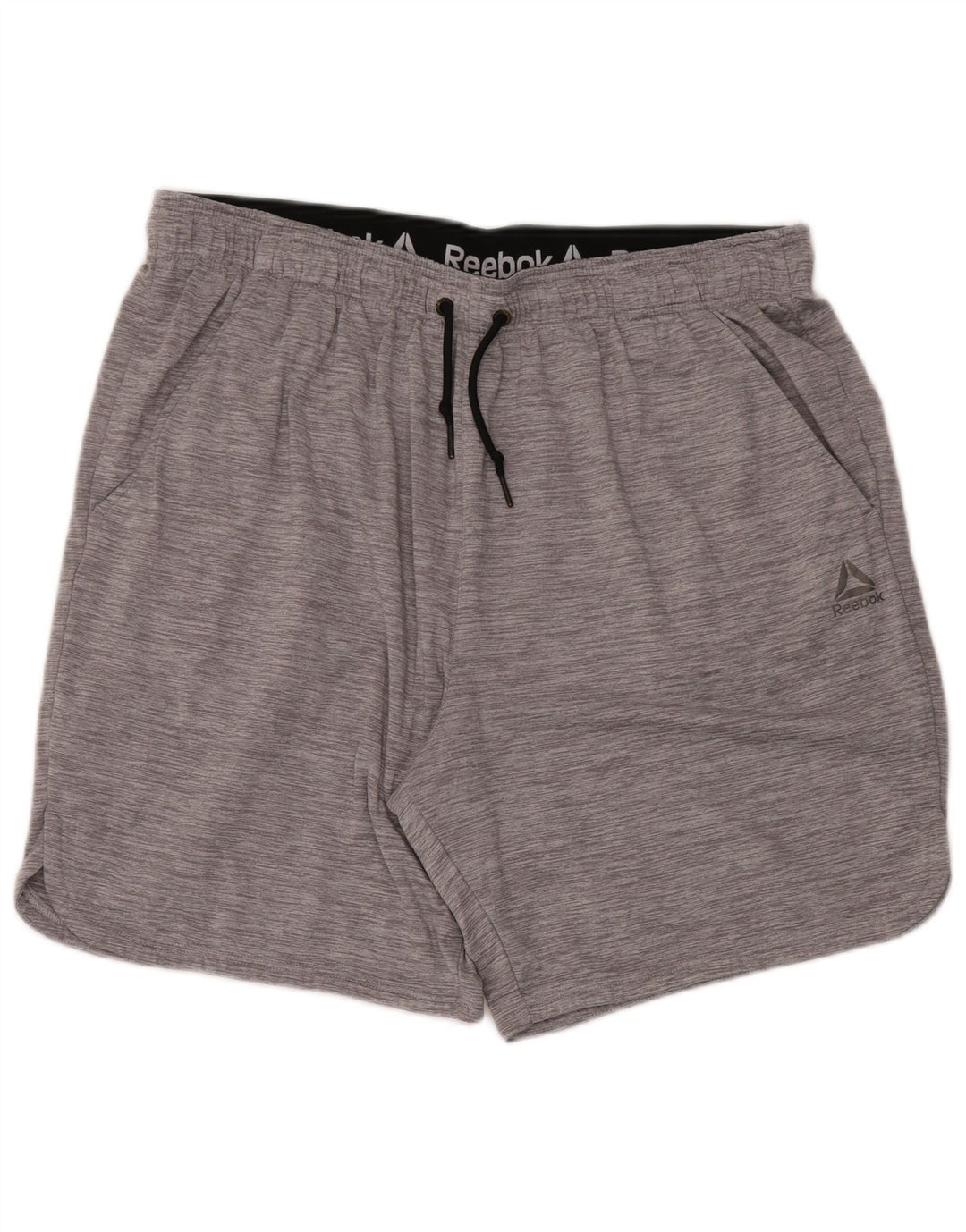 REEBOK Mens Sport Shorts 2XL  Grey Polyester