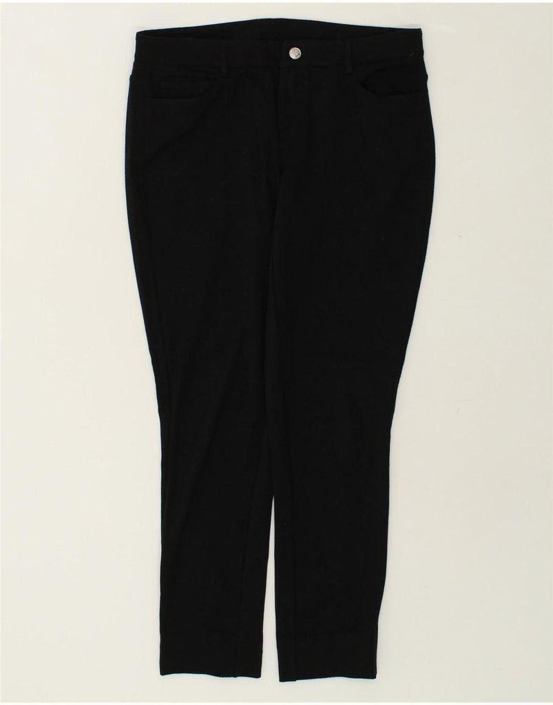 MICHAEL KORS Womens Slim Casual Trousers US 6 Medium W32 L27 Black | Vintage Michael Kors | Thrift | Second-Hand Michael Kors | Used Clothing | Messina Hembry 