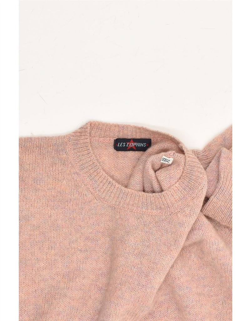 LES COPAINS Womens Crew Neck Jumper Sweater IT 50 XL Pink | Vintage Les Copains | Thrift | Second-Hand Les Copains | Used Clothing | Messina Hembry 