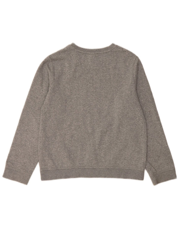 Nike Boys Graphic Sweatshirt Jumper 12-13 Years Large Grey Colourblock