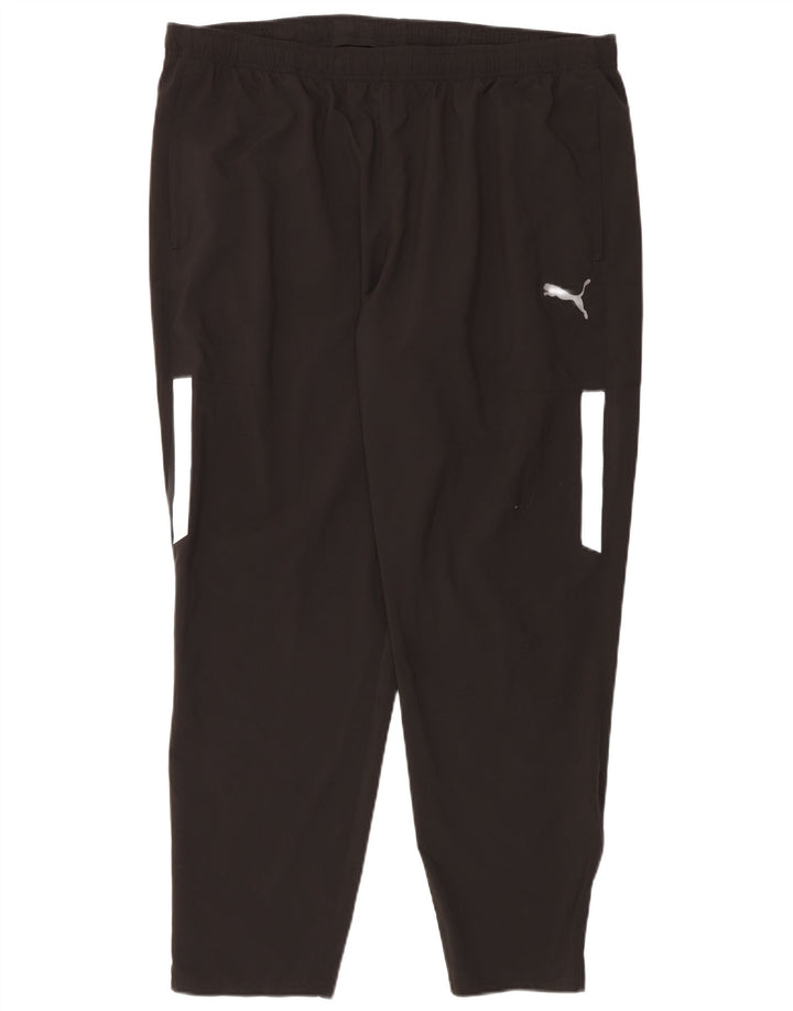 Puma Mens Tracksuit Trousers 2XL Black Nylon