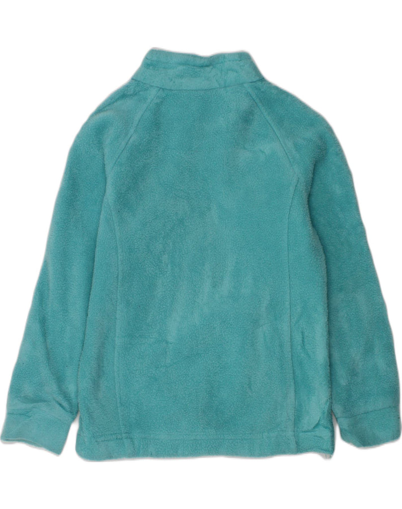 COLUMBIA Girls Fleece Jacket 3-4 Years Turquoise Polyester | Vintage Columbia | Thrift | Second-Hand Columbia | Used Clothing | Messina Hembry 