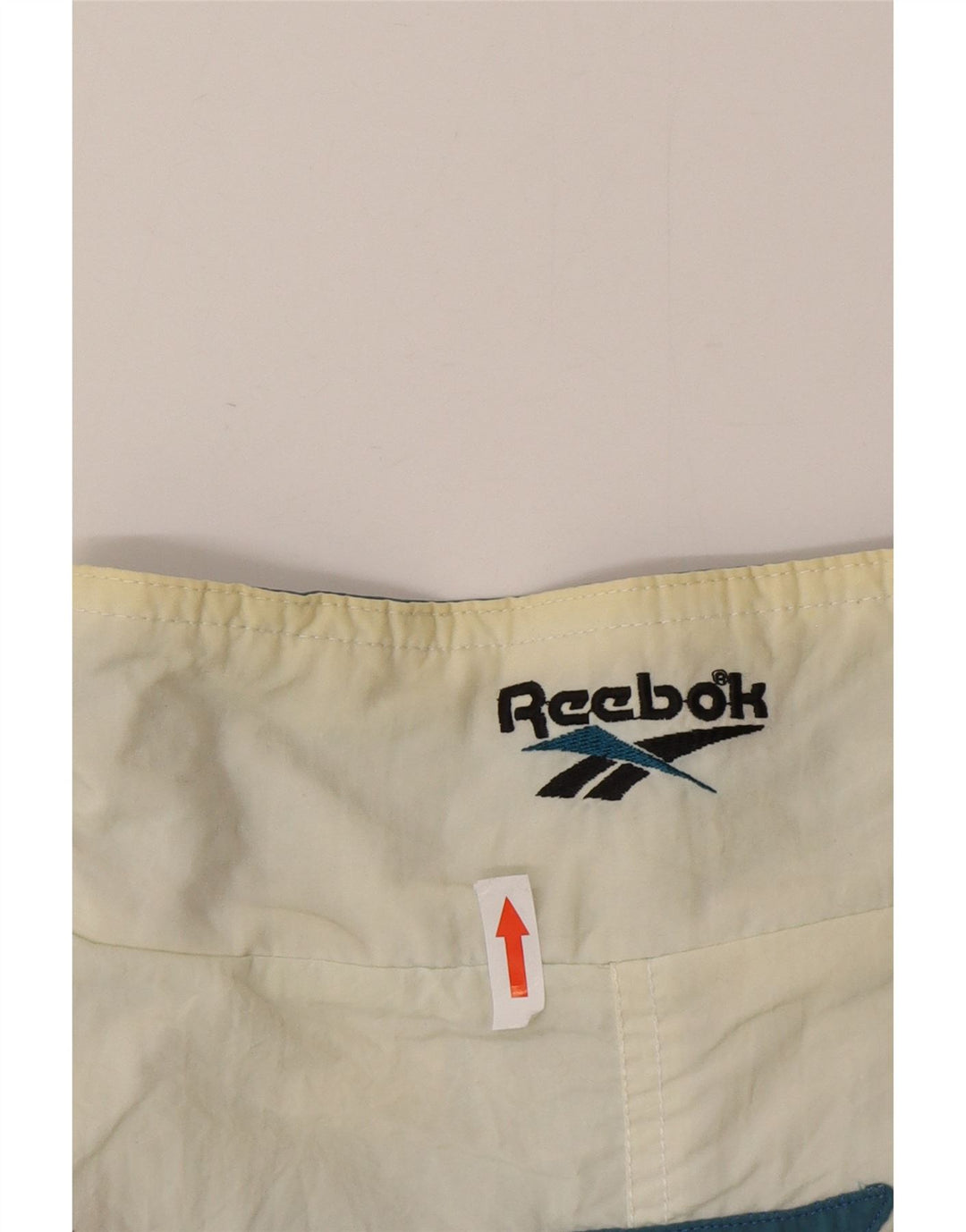 Reebok Mens Tracksuit Top Jacket Large White Colourblock Polyamide