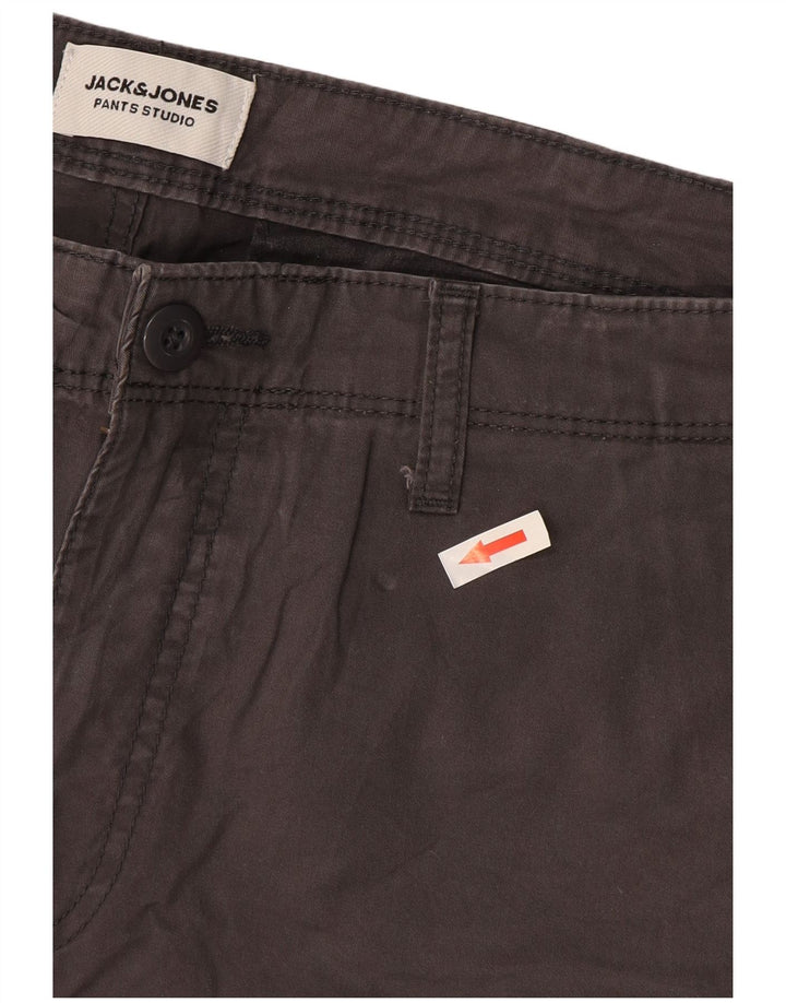 Jack & Jones Mens Cargo Shorts Large W36 Grey Cotton