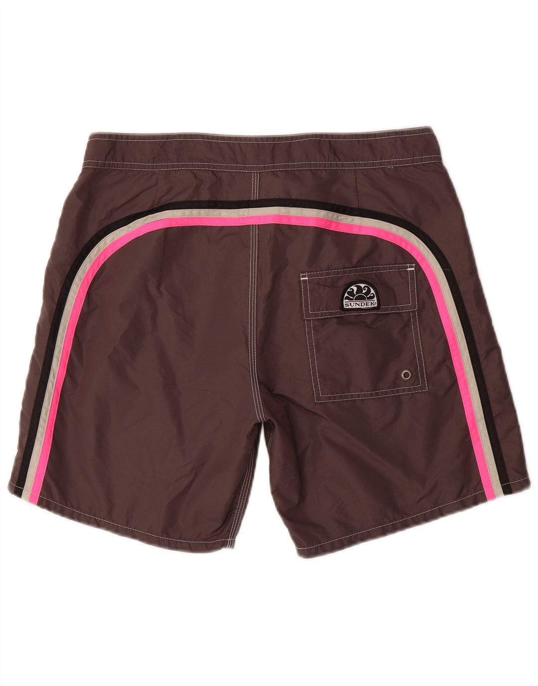 Sundek Mens Swimming Shorts Medium  Grey Nylon