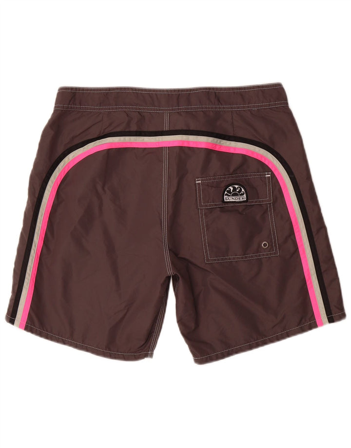 Sundek Mens Swimming Shorts Medium  Grey Nylon