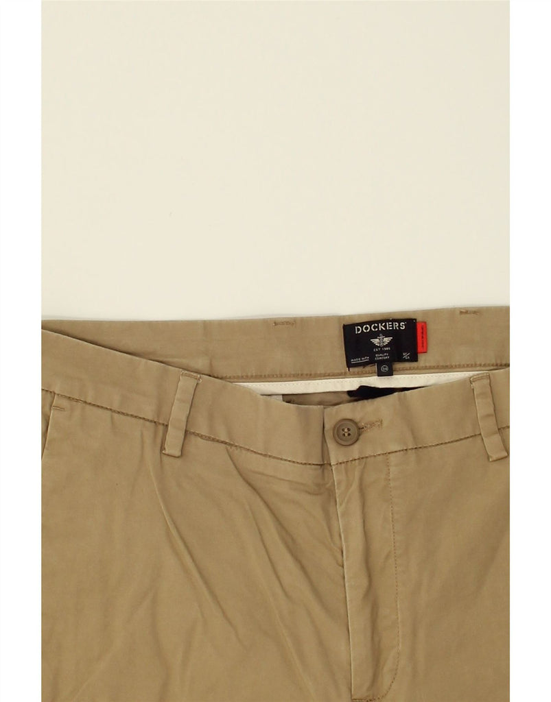 DOCKERS Mens Chino Shorts W34 Large Beige Cotton | Vintage Dockers | Thrift | Second-Hand Dockers | Used Clothing | Messina Hembry 