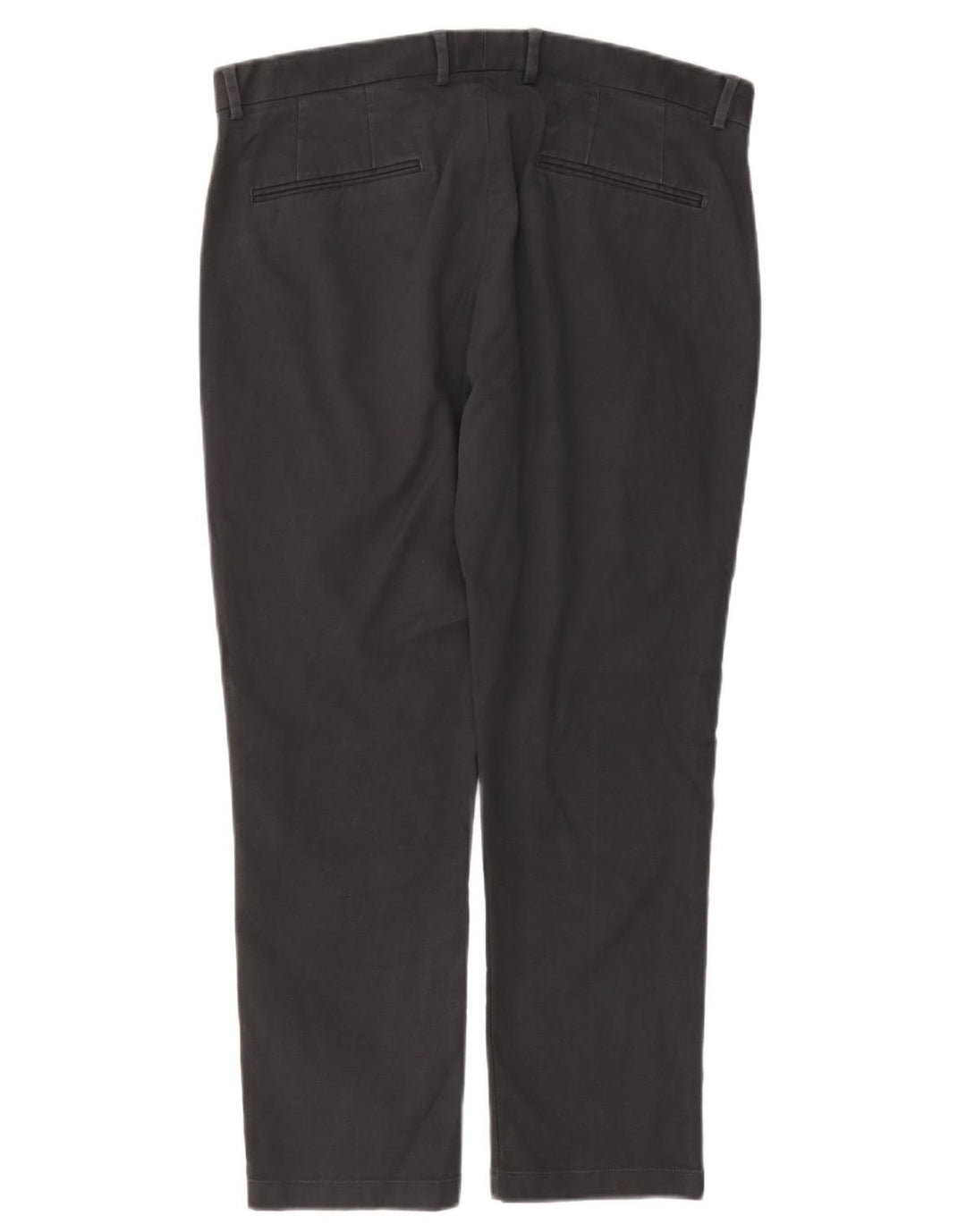 Reiss Mens Slim Suit Trousers W36 L27 Grey Cotton