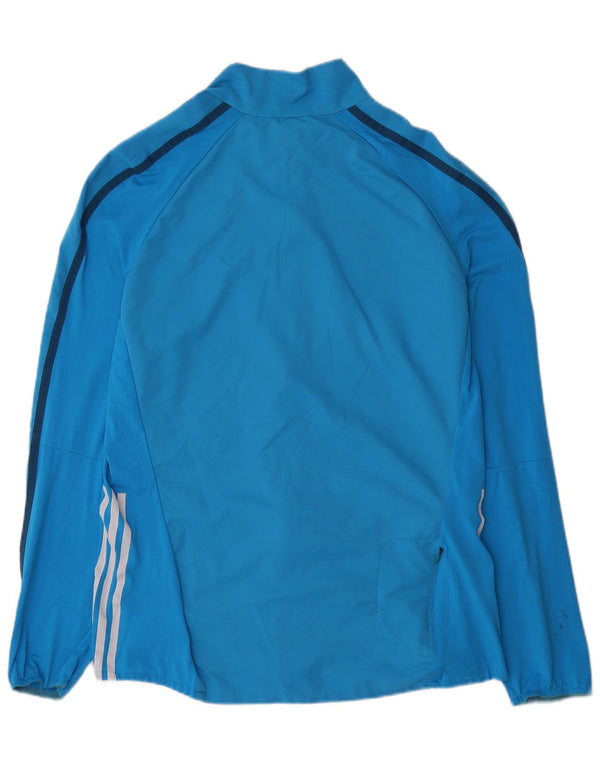Adidas Mens Adizero Tracksuit Top Jacket Large Blue Polyester