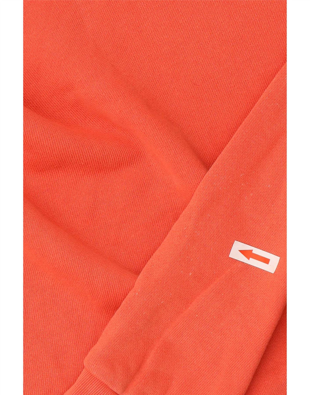 Adidas Mens Hoodie Jumper Medium Orange Cotton