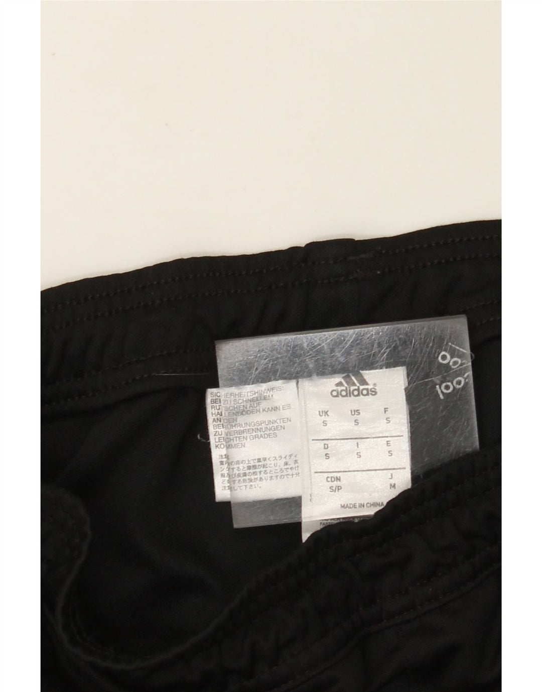 ADIDAS Mens Climacool Tracksuit Trousers Small  Black Colourblock
