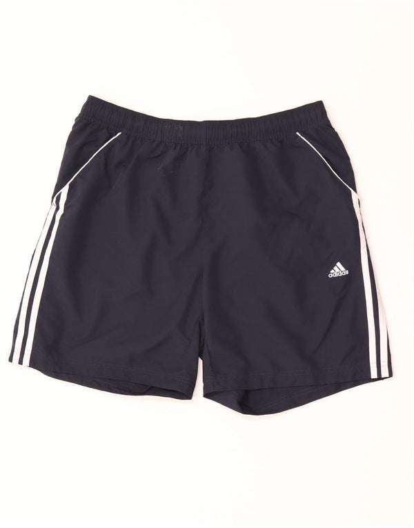 Adidas Mens Clima 365 Sport Shorts Large  Navy Blue Polyester