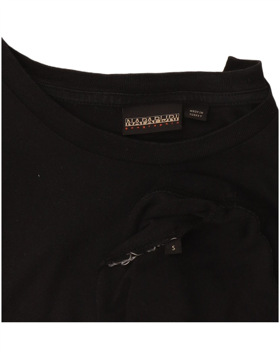 Napapijri Mens T-Shirt Top Small Black