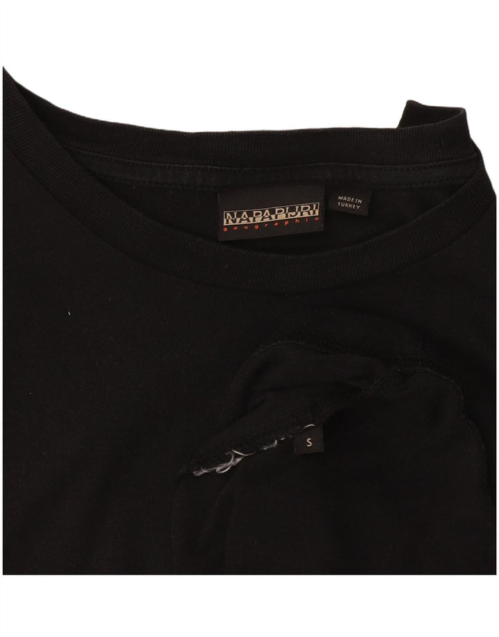 Napapijri Mens T-Shirt Top Small Black