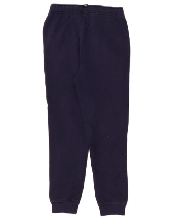 Puma Boys Graphic Tracksuit Trousers Joggers 9-10 Years Navy Blue