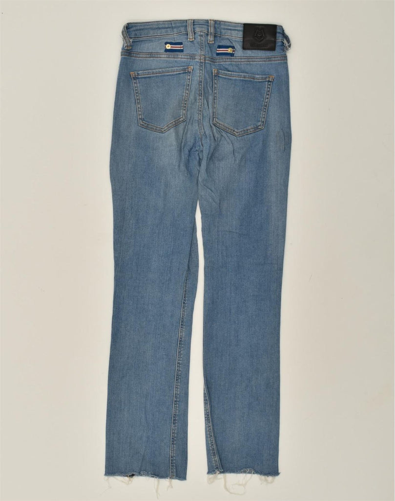 MOSCHINO Womens Straight Jeans W25 L28 Blue Cotton | Vintage Moschino | Thrift | Second-Hand Moschino | Used Clothing | Messina Hembry 