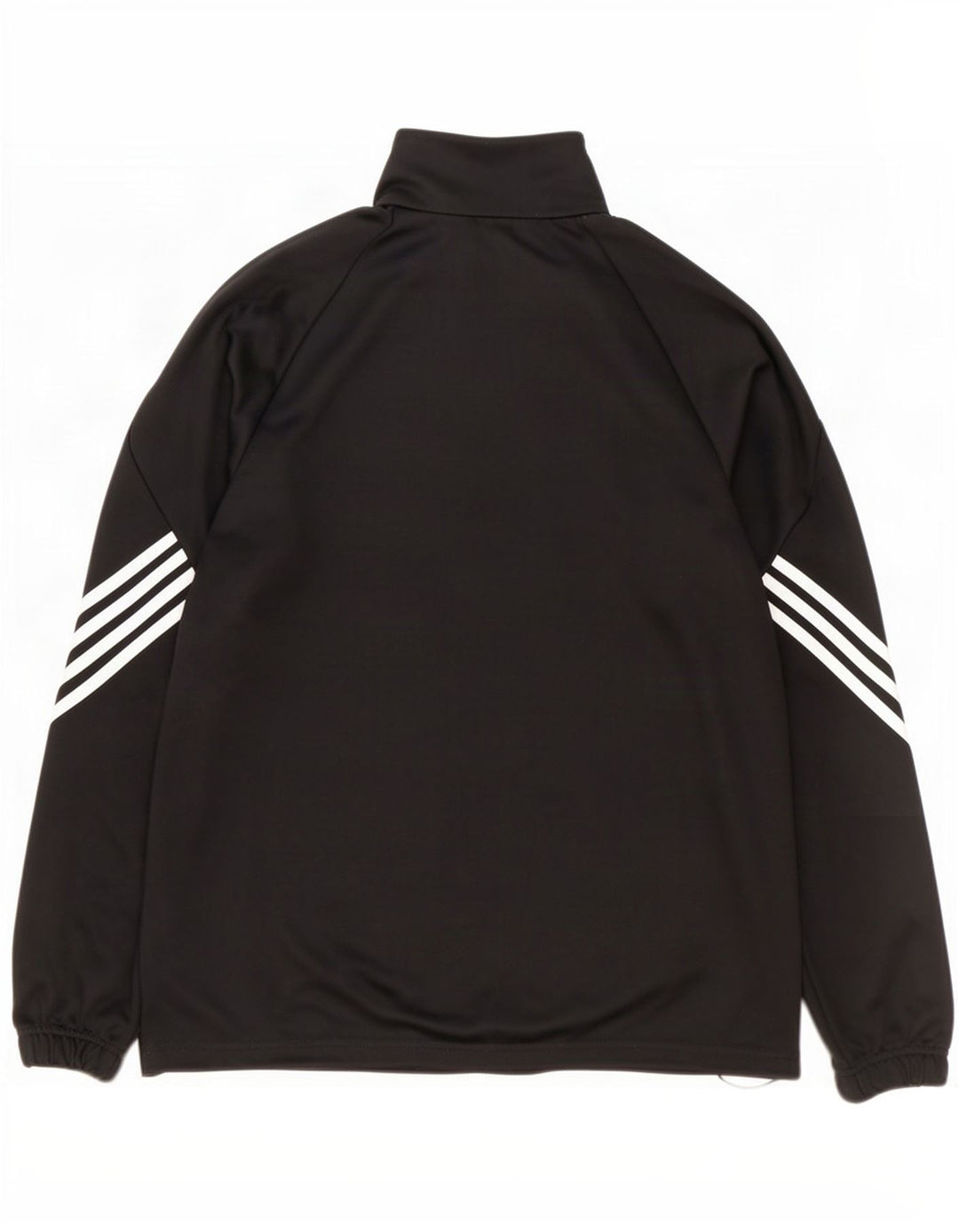 Adidas Mens Climalite Zip Neck Pullover Tracksuit Top Large Black Polyester