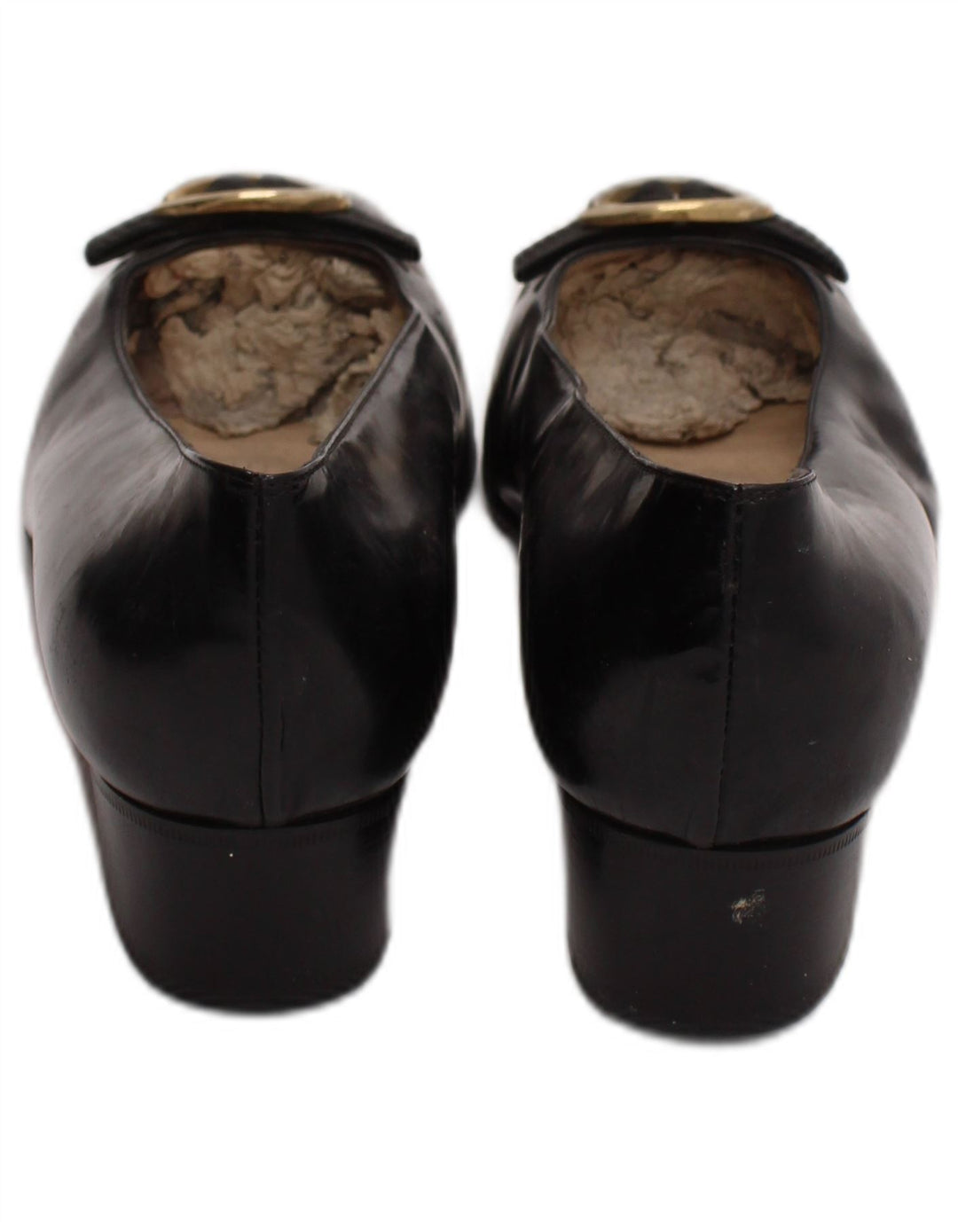 Valle Verde Womens Leather Ballet Flat UK Size 6 Black Leather