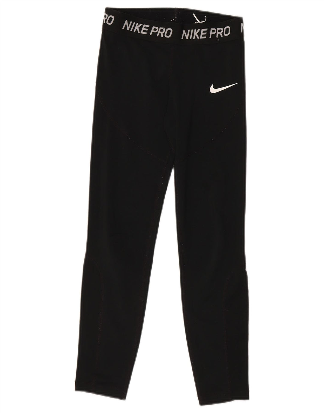 NIKE Girls Graphic Leggings 9-10 Years Black