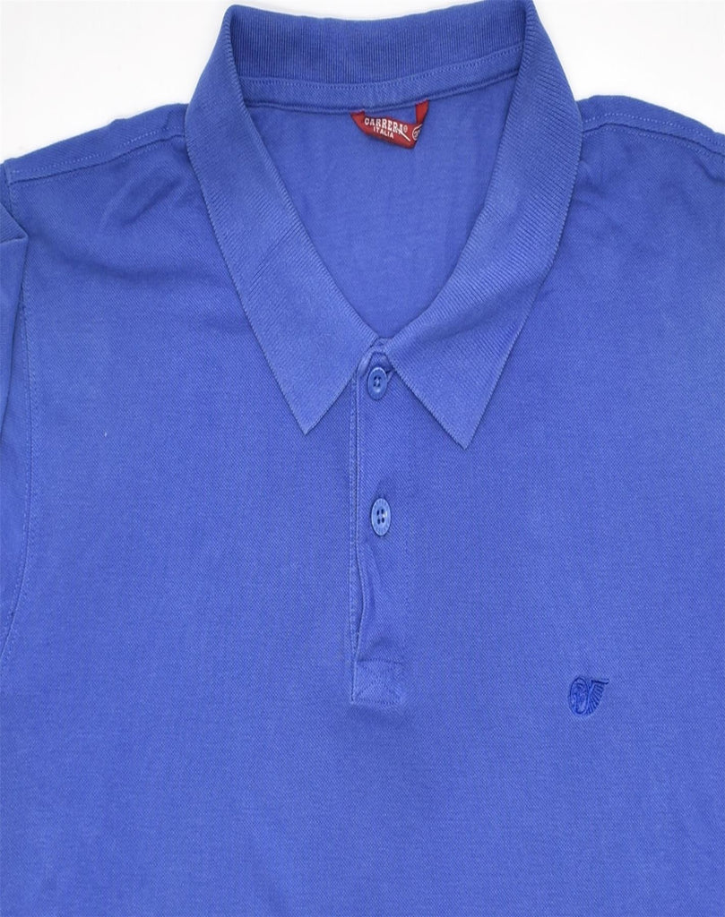 CARRERA Mens Polo Shirt XL Blue Cotton | Vintage | Thrift | Second-Hand | Used Clothing | Messina Hembry 