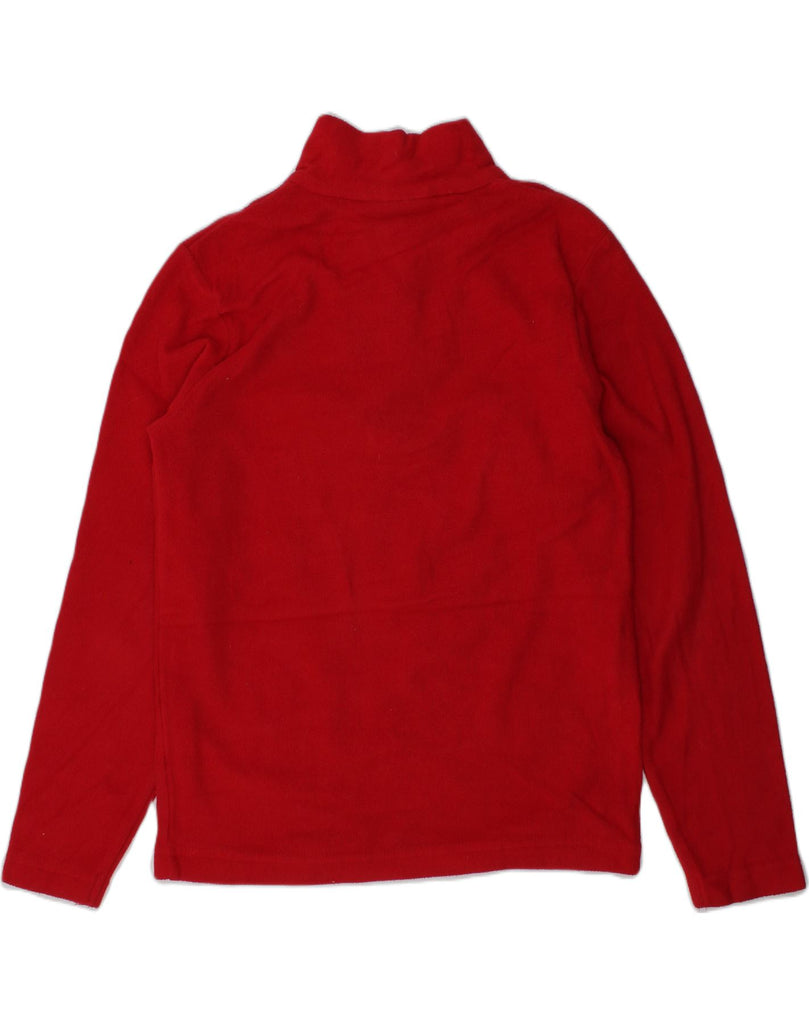 MOUNTAIN WAREHOUSE Girls Zip Neck Fleece Jumper 7-8 Years Red Polyester | Vintage Mountain Warehouse | Thrift | Second-Hand Mountain Warehouse | Used Clothing | Messina Hembry 