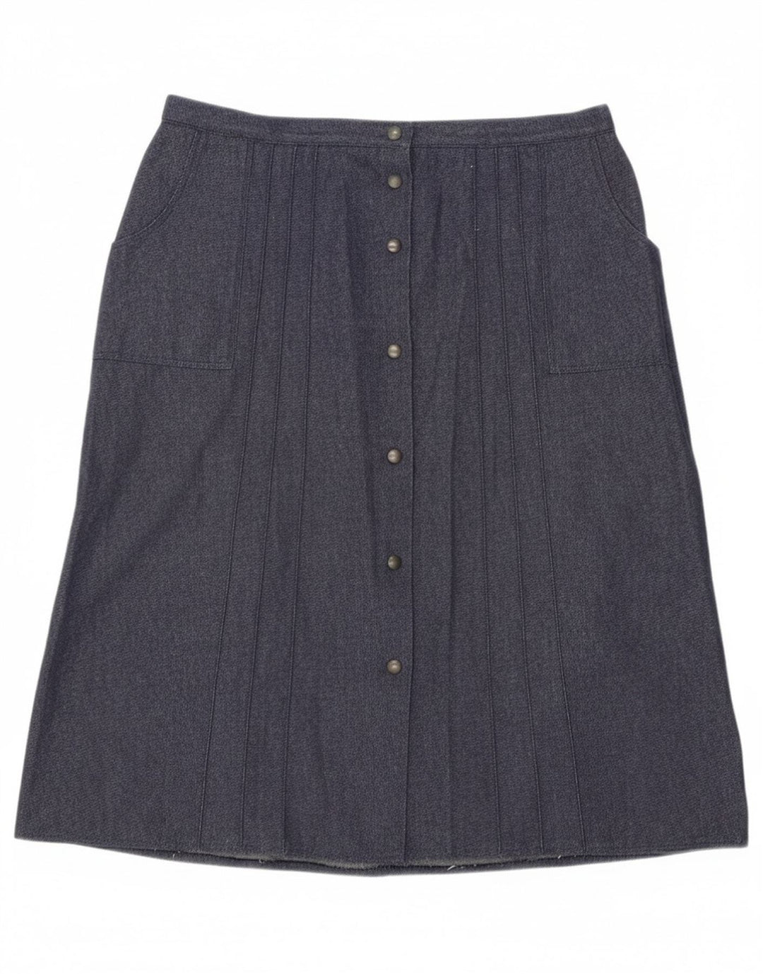 Vintage Womens A-Line Skirt W34 Large Blue