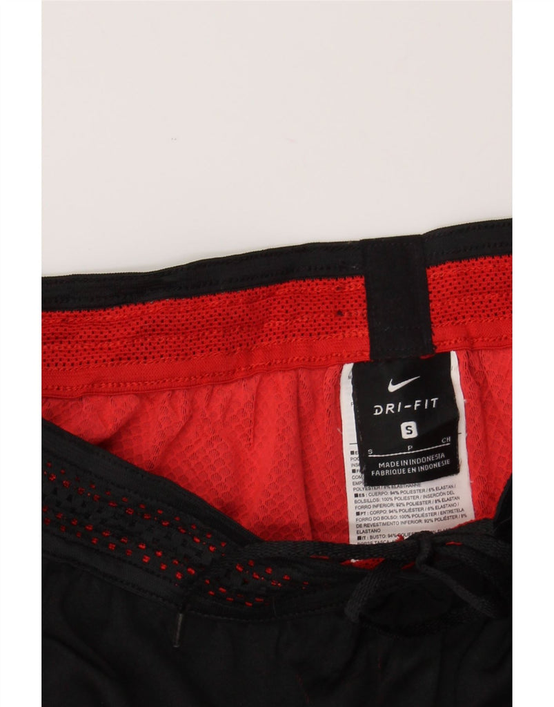 NIKE Womens Dri Fit Tracksuit Trousers UK 10 Small  Black Colourblock Vintage Nike and Second-Hand Nike from Messina Hembry 