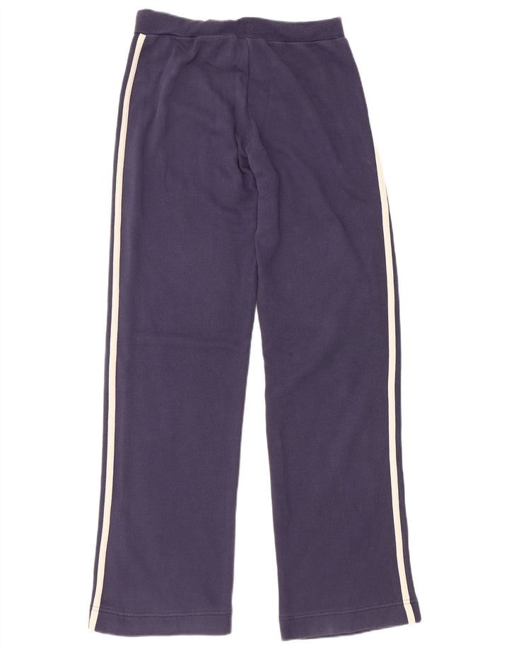 ADIDAS Mens Tracksuit Trousers UK 10 Small Navy Blue Cotton