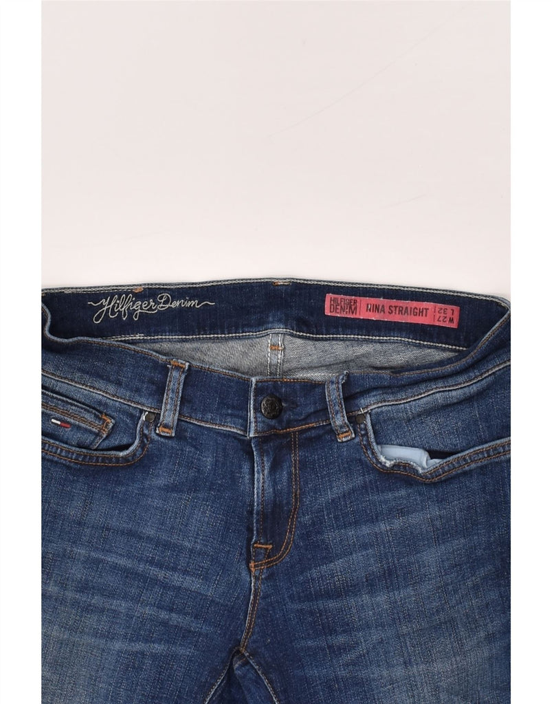 TOMMY HILFIGER Womens Straight Jeans W27 L32 Blue | Vintage Tommy Hilfiger | Thrift | Second-Hand Tommy Hilfiger | Used Clothing | Messina Hembry 