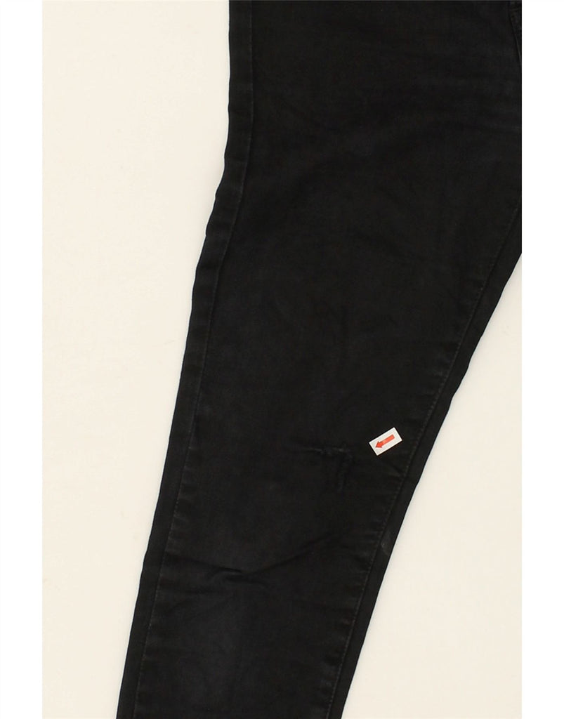 LEVI'S Womens Mile High Super Skinny Jeans W27 L30 Black Cotton | Vintage Levi's | Thrift | Second-Hand Levi's | Used Clothing | Messina Hembry 