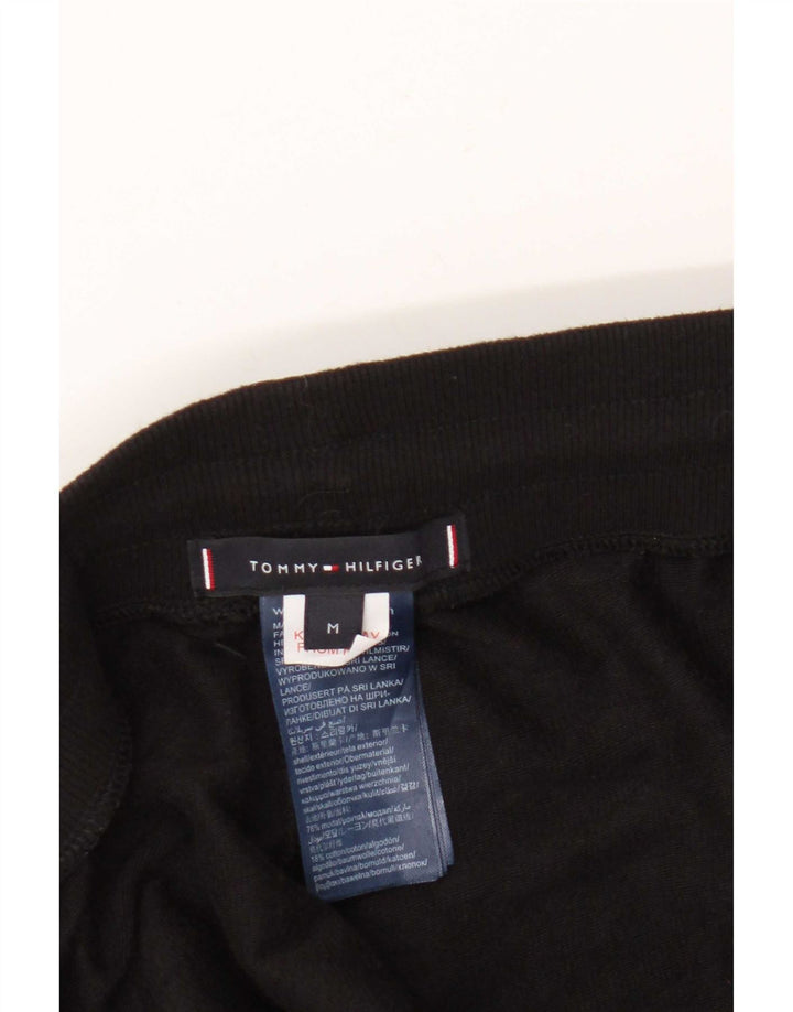 Tommy Hilfiger Mens Tracksuit Trousers Joggers Medium Black Colourblock