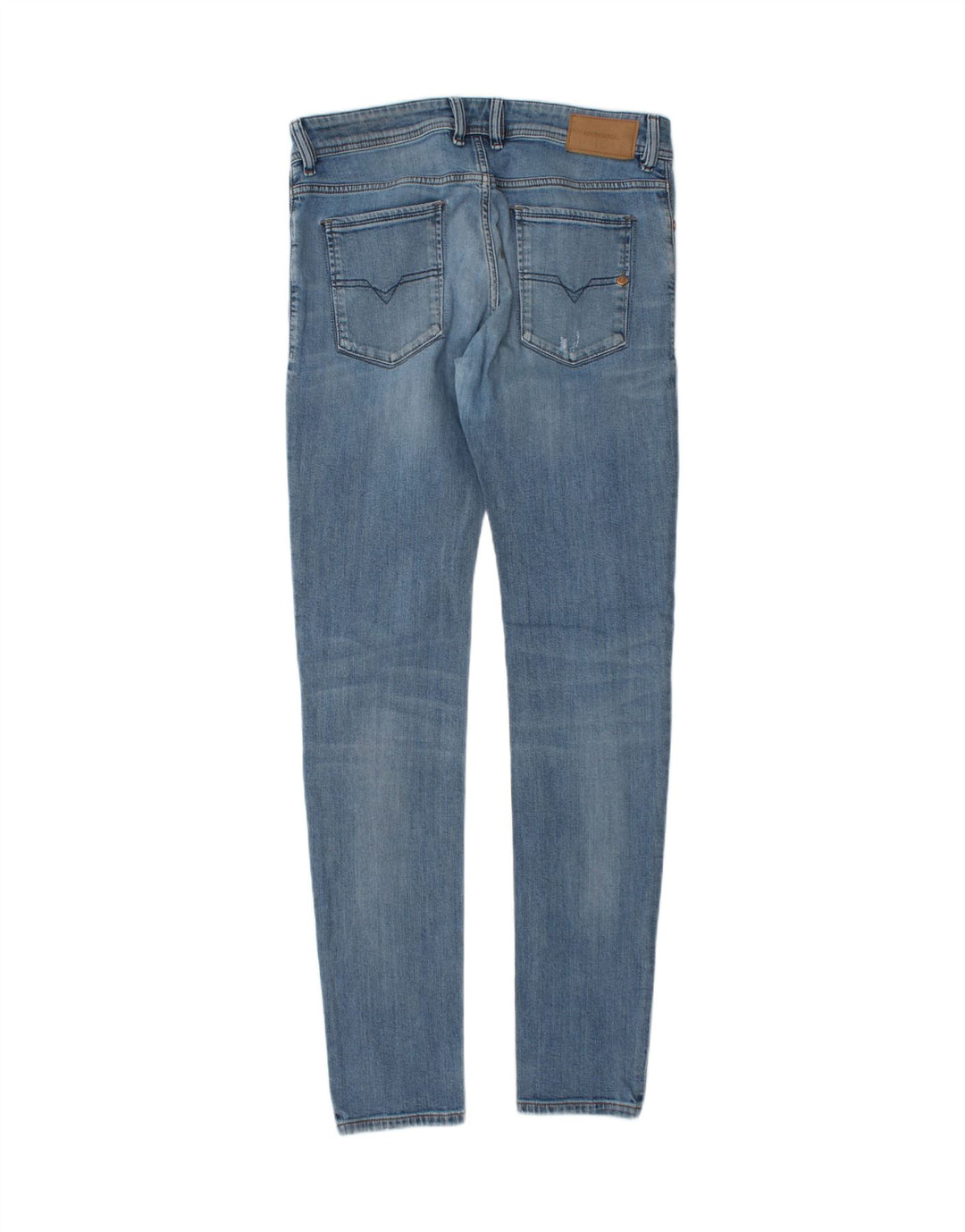 DIESEL Womens Distressed Skinny Jeans W30 L33 Blue Cotton Vintage Diesel and Second-Hand Diesel from Messina Hembry 